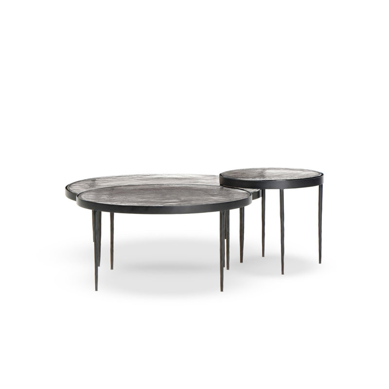 Yoko Glass Nesting Coffee Table