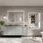 Molly Tempered Glass Metal Beveled Framed Wall Mounted Vanity Rectangular Mirror-108625545-108625536