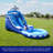 HeroKiddo 13 FT Dolphin Water Slide with Splash Pool for Kids and Adults (with Blower)
