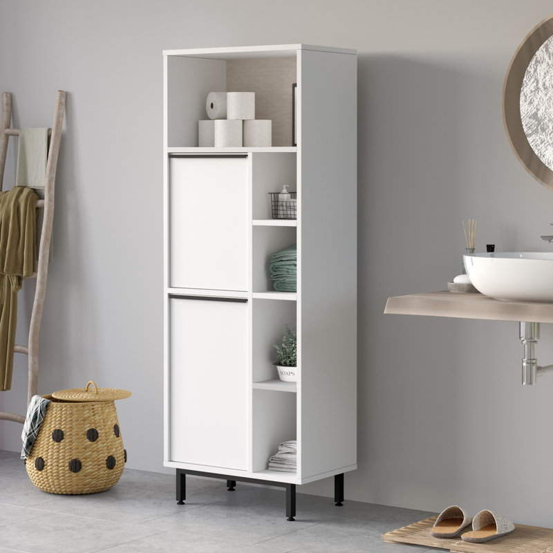 Armoire de salle de bain, Blanc