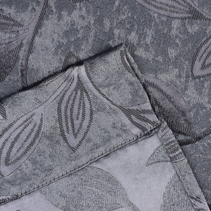 Panneaux de rideaux à passe-tringle en polyester Finklea, Noir nickel, l 42 po x L 96 po