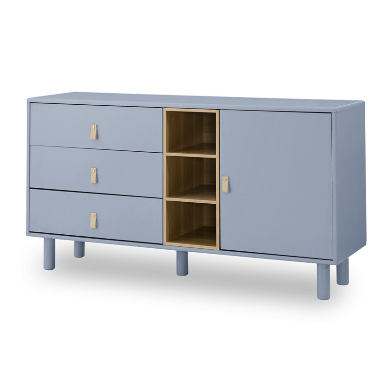 Commode décorative Asana, Bleu