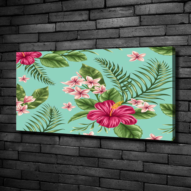 1 Piece Wall Art, 50cm H x 100cm W x 2cm D, Wrapped Canvas