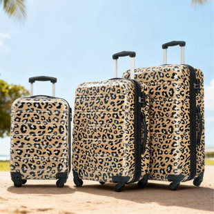 Valise à roulettes 3 pièces Hardshell avec valise TSA
