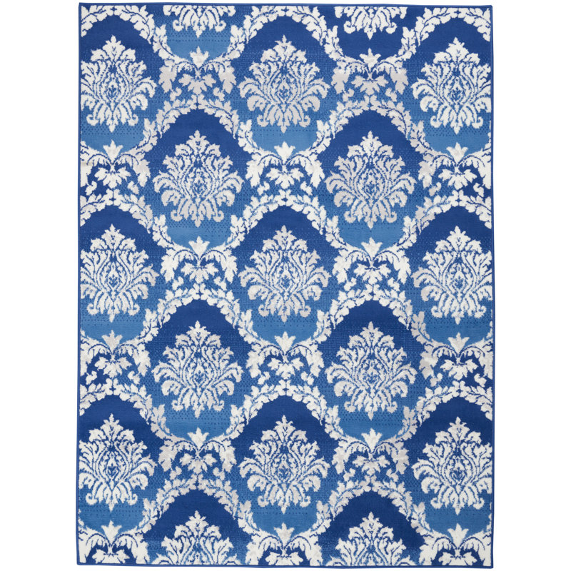 Dedra Damask Indoor Rug, Rectangle 3' x 5'