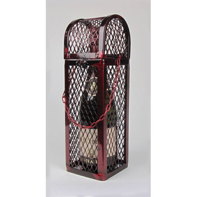 Molena Tabletop Wine Bottle Rack in Rich Merlot