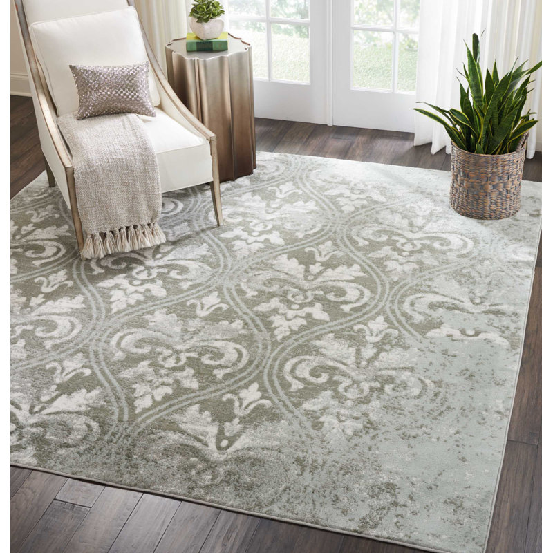 Mccay Abstract Indoor Rug, Rectangle 6'7" x 9'6"