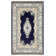 Tapis bleu marine / ivoire Amaris