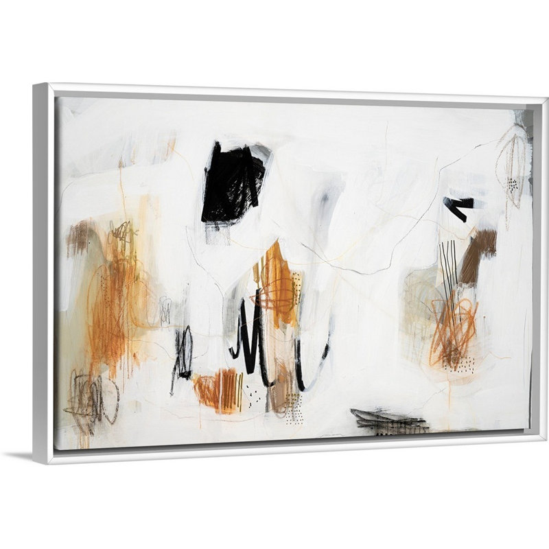 «Beauty Is Everywhere» par B. Robert - reproduction d'art sur toile, H 22 po x l 32 po x P 1,75po, Cadre blanc