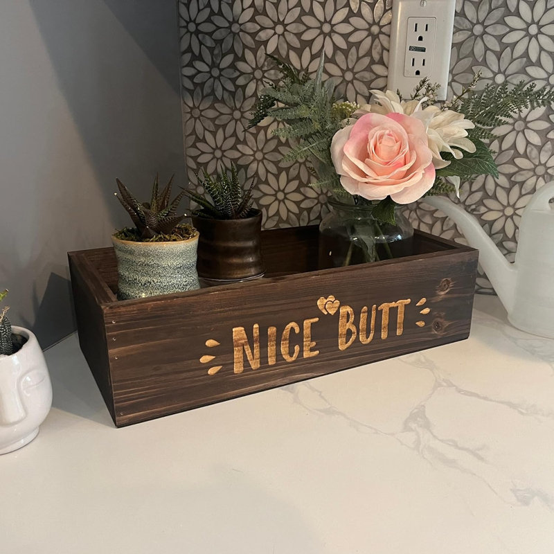 Bonnefoy Wood Tray, Brown