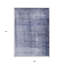 Tapis intérieur lavable abstrait bleu marine et bleu ciel HomeRoots 9 pi x 12 pi