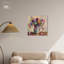 Vase de fleurs colorées sur toile Vase Glam Art par Art Remedy-104344484-104344488