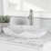Chevington Taft Marble Vessel Sink 13.78'' Marble Oval Bathroom Sink