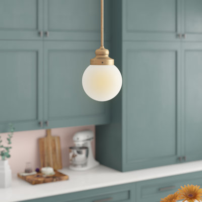 Luminaire suspendu sphère 1 lumière Rabehi