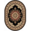 Tapis beige / noir Clarence-20963609
