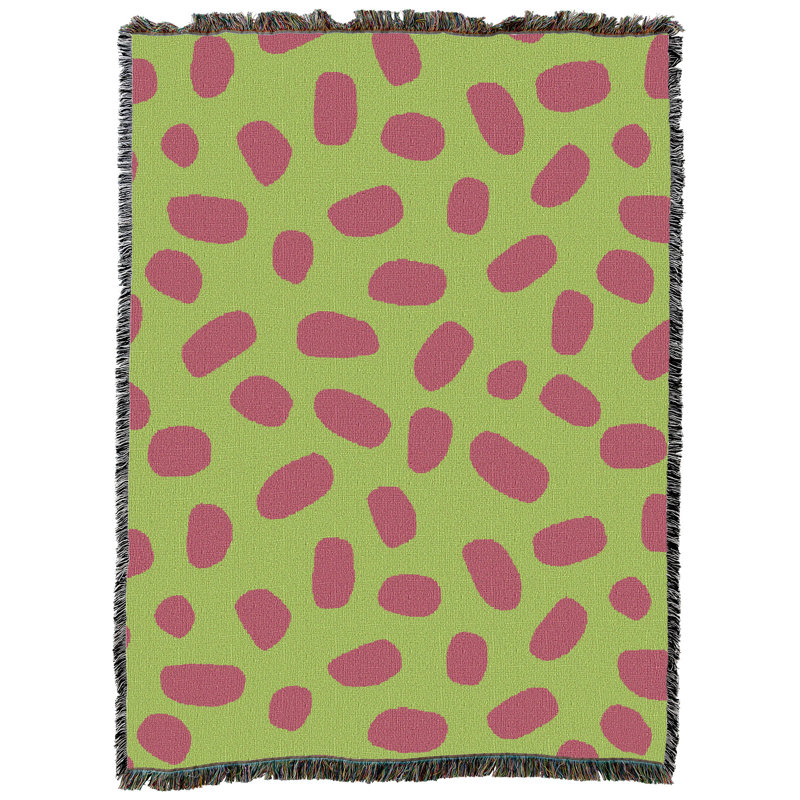 Jeté en coton Pure Country Weavers, Vert / Orange