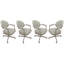 4 chaises de salle à manger pivotantes en métal - Style M-70-129680735-72467241-72467230