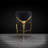 Melisia Upholstered Velvet Counter Stool with Stainless Steel Frame-979922329