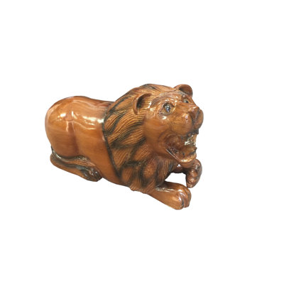 Statue lion africain