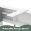 Lit plateforme en bois avec tête de lit, tablettes et 2 tiroirs-934610546