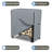 High Density Waterproof Outdoor Firewood Cover, All Weather Protection UV Resistant Wood Rack Cover-1306698791