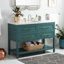 Ensemble de meuble-lavabo simple 48 po avec lavabo encastrable ovale Robertson-95318829-75247210-75247209