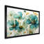 «Teal Green Organic croissance - Abstract Botanicals», art mural-743578327-789607386