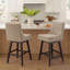 Tabouret de bar et de comptoir pivotant rembourré Zahara-114019149-121833993