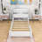 Kortney Wood Platform Bed with Built-in LED Light and Storage Headboard-1618487522-1618487525