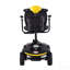 Quatre roues compactes scooter de mobilité de voyage avec moteur 300w pour adulte - 300lbs, jaune
