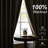 100% Blackout Pinch Pleated Linen Blend Curtains for Bedroom & Living Room,2 Panels,Linen-1868122084-1868122091