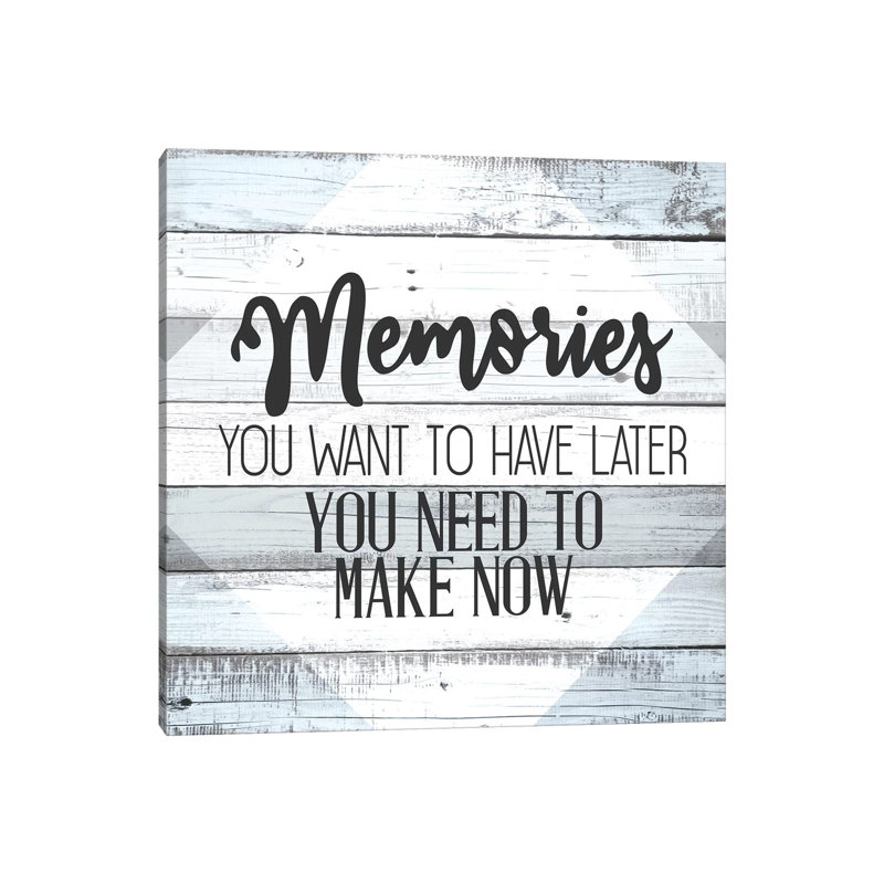 Memories II by Kimberly Allen - Print on Canvas, 45.72cm H x 45.72cm W x 3.81cm D, Wrapped Canvas