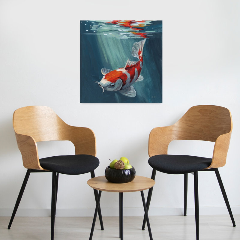 Contemporary Art Contemporary Fish Art, 24" H x 24" W