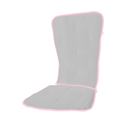 Solid Two Tone Seat/Back Cushion by Baby Doll Bedding