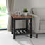 Solid Wood End Table-18386279