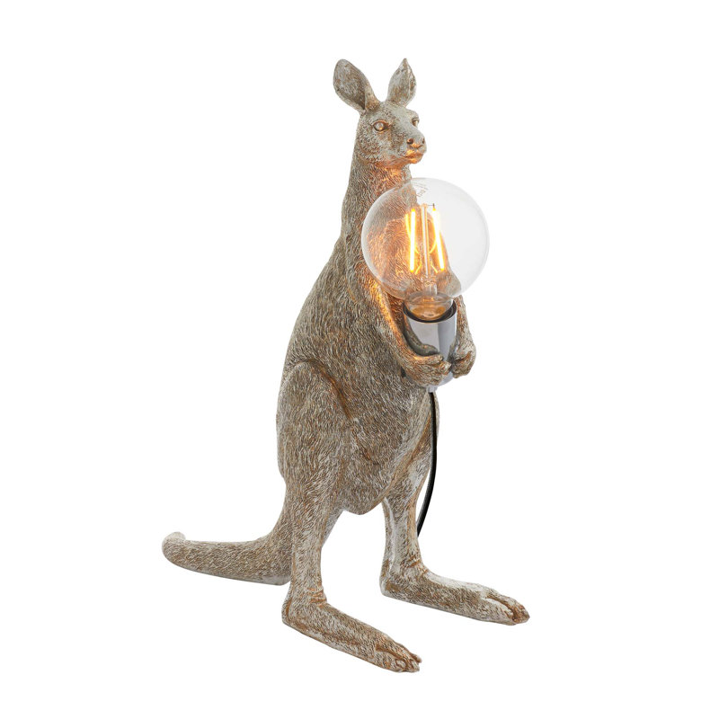 Nurseli Resin Novelty Lamp, Vintage Silver/Chrome