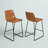 Liekele Upholstered Counter Height Modern Dining Stools-2022301716-2022301715