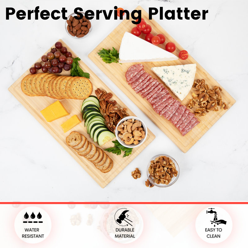 Bamboo Cutting Board (2-piece Set)