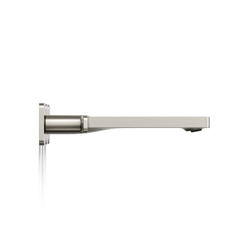 Parallel Wall-Mount Bathroom Sink Faucet Trim, Silver