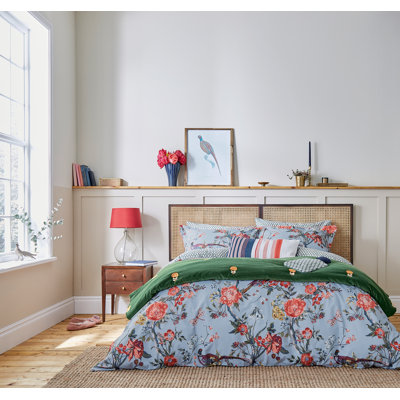 Blue 180 TC Duvet Cover Set
