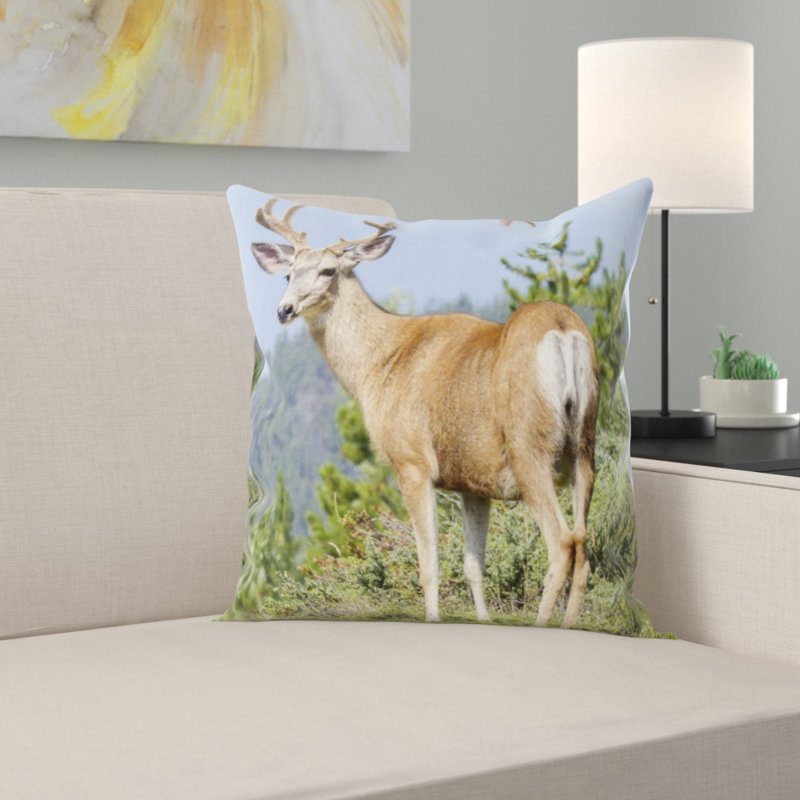 Microsuede Throw Pillow