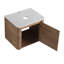 Meuble-lavabo mural 24 po en contreplaqué avec porte à fermeture en douceur (lavabo exclu) | Idée de cadeau
