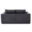 Modulaire 2 places avec canapé-lit, housses de coussin confortables et amovibles, mousse haute, canapé moderne au design ergonomique, flexible, installation rapide