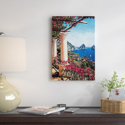 «Pergola in Capri», reproduction d'art sur toile