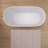 Oval Solid Surface Bathtub, Freestanding Soaking Bathtub-111988032