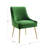 19'' H Velvet Upholstered Metal Parsons Chair-1284610746-1322090724