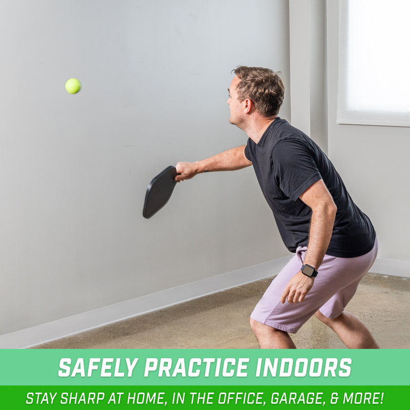 Goleports GS 40 Q-Foam Pickleballs - Balles de mousse silencieuses pour l'entraînement intérieur ou extérieur - paquet de 12