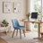 Modern Dining Chairs Faux Leather Upholstered Kitchen Chairs Side Chair With Metal Legs-51228632