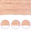 Bois de chêne traité Vidaxl brun clair 70,9 po x 23,6 po x (0,8 po à 2,4 po)-92694864