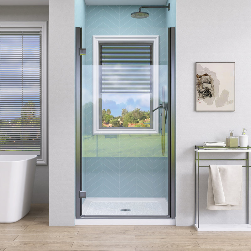 Plateau de douche en acrylique à alcôve carré à seuil simple l 38 po x P 38 po antidérapant